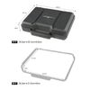 HTG Basic WAVE 30 (Large Capacity, Lightweight, Stackable), Gun Case, Hard Case, Handgun Case, 11.8 inches (30 cm), Gray (Economy Model)