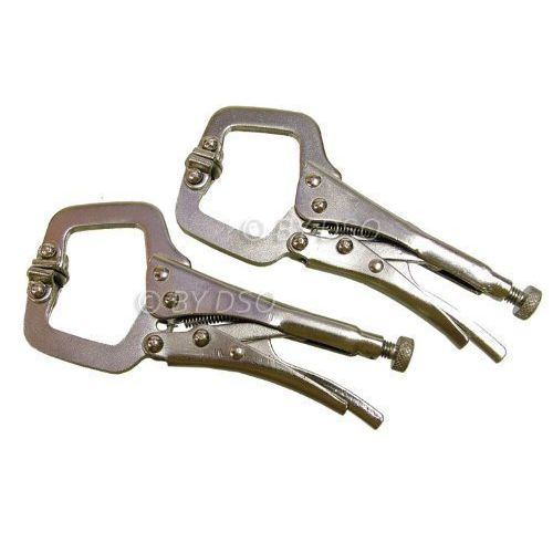 Professional 2 Piece 4 inch C Welding Clamp with Swivel Pads