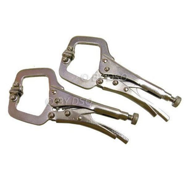 Professional 2 Piece 4 inch C Welding Clamp with Swivel Pads