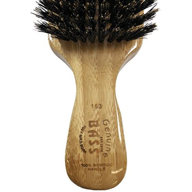 Bass Brushes Semi Oval Wild Boar Hair Brush