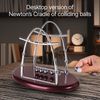 Newtons Cradle Balance Balls Physics Pendulum Science Desk Office Classic Toys