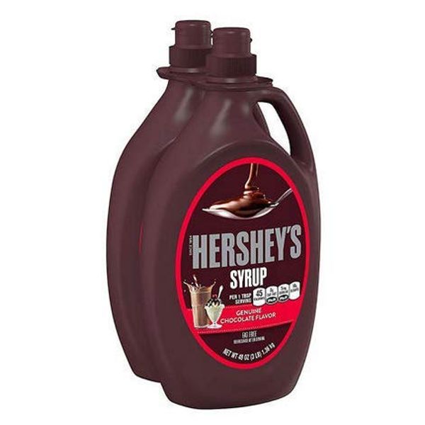 Hershey's Chocolate Syrup (48 oz, 2 ct.) AS