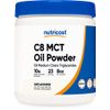 Nutricost C8 MCT Oil Powder 23 Servings (8oz) - 95% C8 MCT Oil Powder