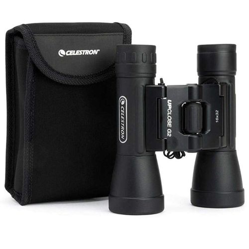 Celestron – UpClose G2 16x32 Binocular – Multi-coated Optics for Bird Watching, Wildlife, Scenery and Hunting – Roof Prism Binocular for Beginners – includes Soft Carrying Case