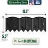 Dalen HammerEdge Pound in Edging - 16 Durable Interlocking Pieces -18 feet of Coverage - Made in USA - Easy to Install - 1 Pack