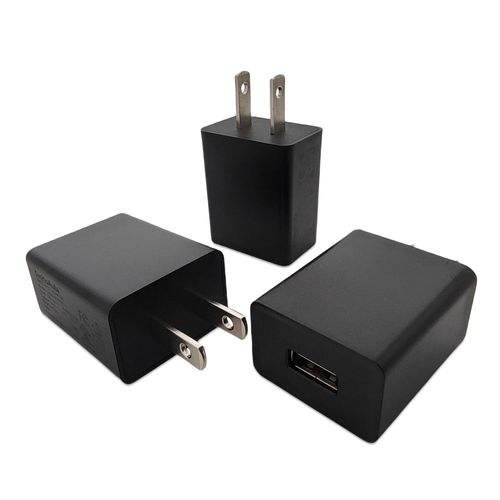 SinitoAula 5V1A USB Charger Block for Wall Outlet (UL Certified, Black, 3pcs), 5W Power Adapter Plug for Cell Phones, Tablets, Earphones, Power Banks, Smart Wearables, Toys and More Electronic Gadgets