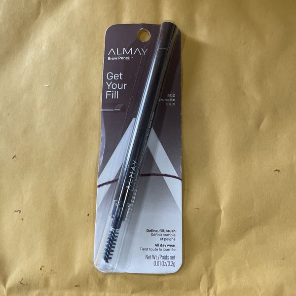 Almay Brow Pencil Get Your Fill 802 Brunette Hypoallergenic/Cruelty Free NIB