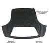 Fit For 1990-2005 Mazda Miata Convertible Upper Window Plastic Soft Top Black