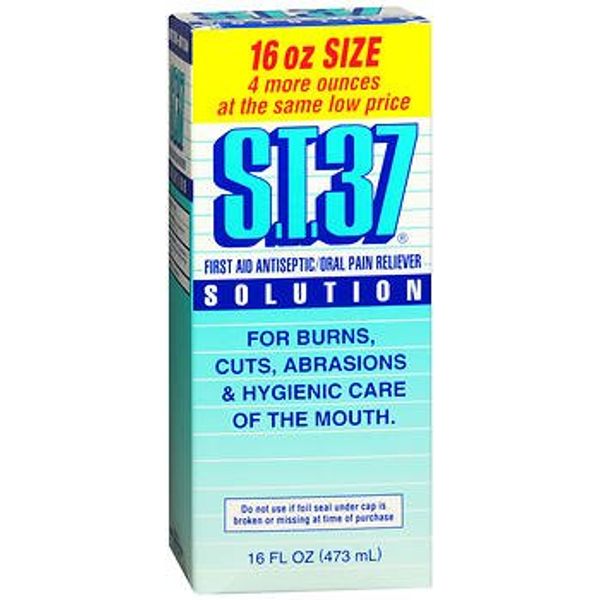 S.T.37 Mouth Pain Relief Solution - 16 oz, Pack of 2