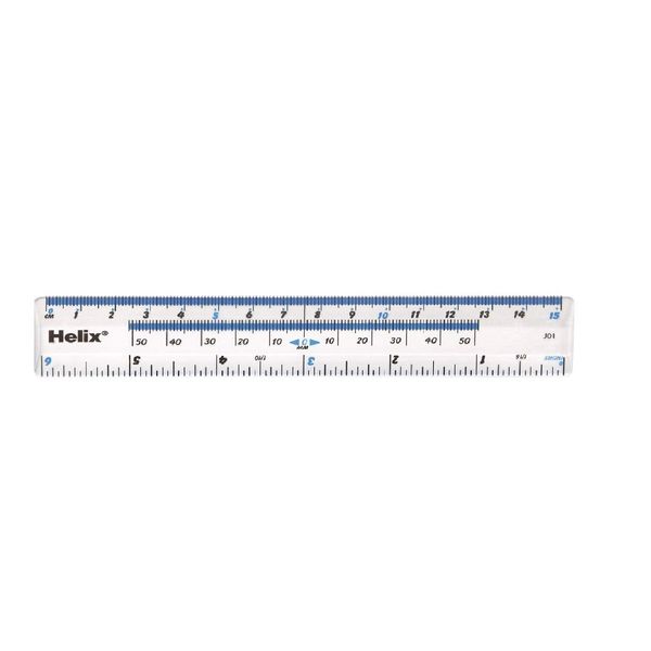 Helix Ruler 15cm/6in (Pack of 3)