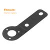 TKSE Trailer Socket Bracket, Trailer Wire Connector 7 Pin Heavy Duty Socket Mount Plate Hitch Tow Bar Power Socket Bracket