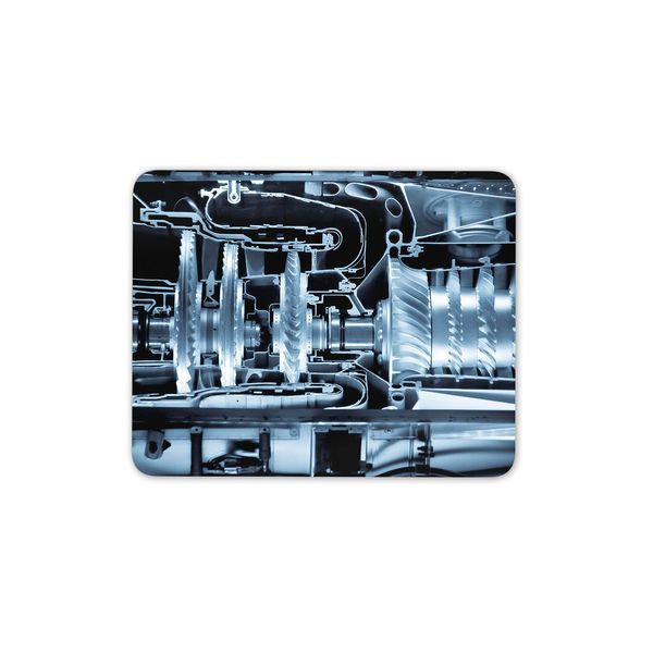 Destination Vinyl Ltd Jet Engine Mouse Mat Pad - Gears Engineer Mechanic Men's Computer #16425