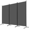 3 Panel Room Divider 6FT Tall Folding Privacy Screen Wall Dividers Freestanding