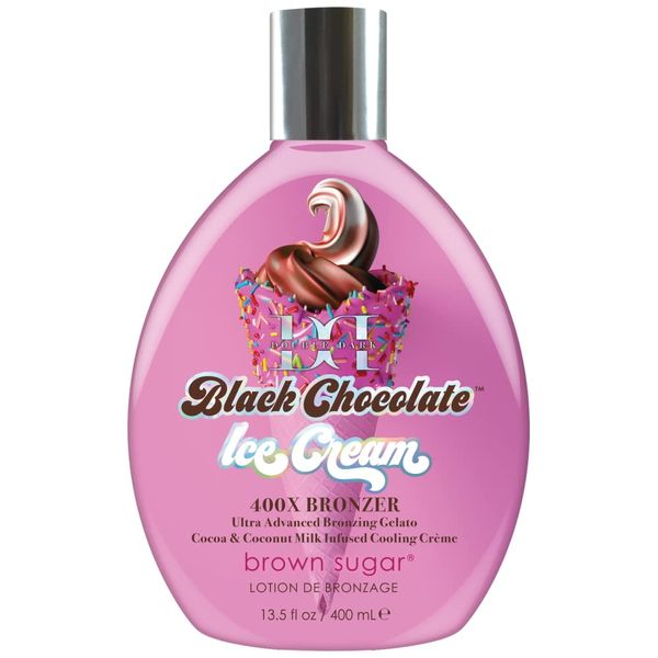 Tan Inc Brown Sugar Double Dark Black Chocolate Ice Cream 400X Bronzer with Cooling (400ml)