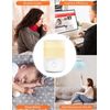 2in1 Humidifiers for Bedroom 2.5L Cool Mist Humidifier &Diffuser Colorful Light