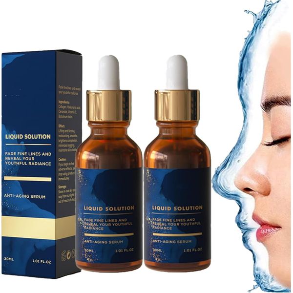 2pc Olavita Serum,Olavita Face Serum,Liquid Solution, Liquid Wrinkle Reduction For The Face And Neck, for All Skin Types