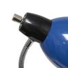 Simple Designs LD2014-BLU-LB 15.25" Adjustable Clip Lamp Light with LED Bulb, Blue