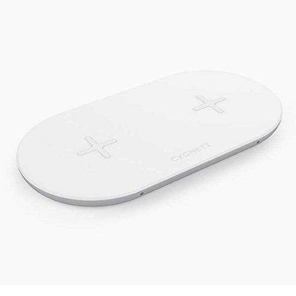 Cygnett TwoFold 20W Dual Wireless Charger - White
