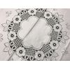 Embroidered Cutwork Fabric Embroidery 42x42" Square Coffee Side End Table Cover