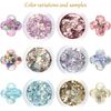 Princess-style Prism Glitter Nail Resin Glitter Hologram MIX 6 Color Set
