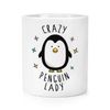 Crazy Penguin Lady Makeup Brush Pencil Pot