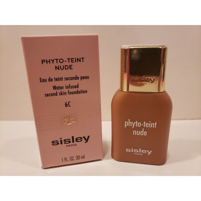 Sisley Paris~Phyto-Teint Nude Water Infused Second Skin Foundation~6C Amber~NIB