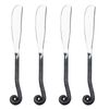Gourmet Settings 4-Piece Spreader Knife Set-Treble Clef