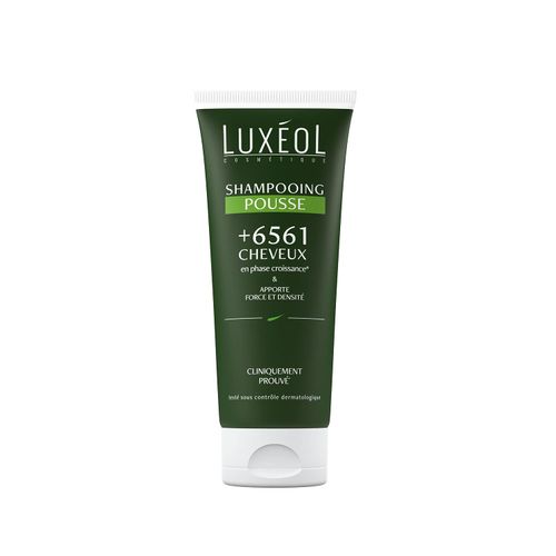 Luxéol - Growing Hair Shampoo Unisex Adult Strength & Density Reactivates Existing Hair Growth - 82% Ingredients of Natural Origin - 200ml
