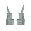 WRS 1-3/8" Left & Right Hand Vent Clip/Sash Guide Set - Clear