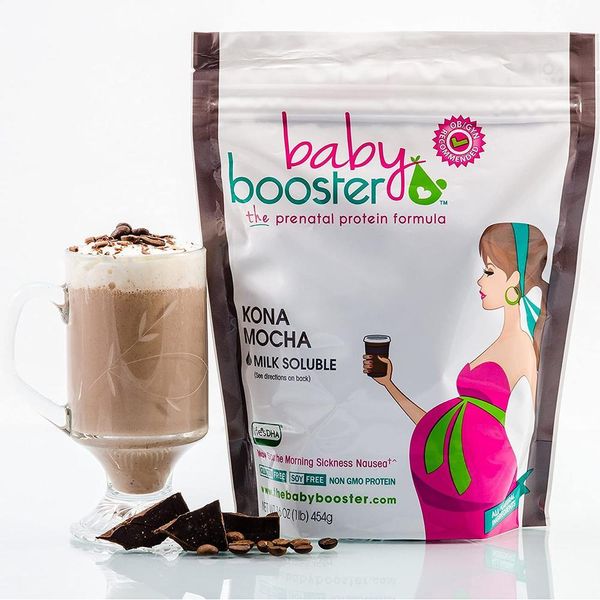 Buy USA Prenatal Vitamin Shake Baby Booster Kona Mocha 1 lb Bag OBGYN Approved Every Natural Tastes Good Vegetarian DHA High Protein Folic Acid B6, Quantity, See Details