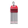 Protorq Long Impact Bit Set W/clip, 2 Phillips, 2 Square, T25 Torx, 6-