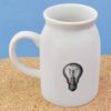300ml 'Light Bulb' Ceramic Milk Jug (MJ00014897)
