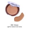 Phoera Blendable cream bronzer sun love cream natural looking matte bronzer non greasy sweat resistant Aquapurity (202 Grace)
