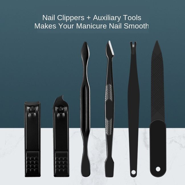 25 Piece Nail Manicure Set, Nail Clippers Set Professional