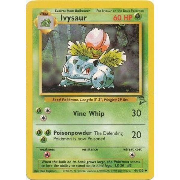Pokemon - Ivysaur (44) - Base Set 2