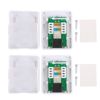 KooingTech RJ45 Surfaces Mount Box, 2Pcs Network Junction Boxes, Cat6 Single Port Desktop Information Junction Box Network Socket with Screw for Communication and Socket Connection