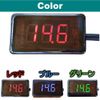 Rubonarie Compact Voltmeter Digital Mini Voltmeter Digital Voltmeter LED Display LED Digital Voltmeter Voltage Display Customized Voltage (Green)