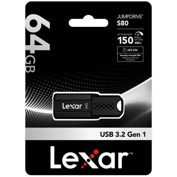 Lexar USB 3.1 JUMPDRIVE S80 64GB 150R 60W