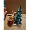 Cast Iron Deer Candle Holder Red Shed