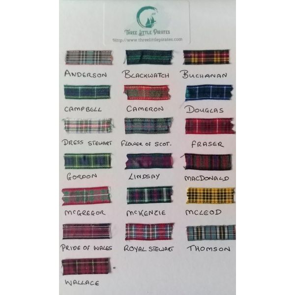 Scottish Infinity Heart Tartan Charm Bracelet