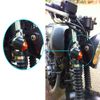 PerfecTech 1pair Metal Motorcycle Modified Turn Signal Light Indicator Mount Bracket Clamp 30-45mm