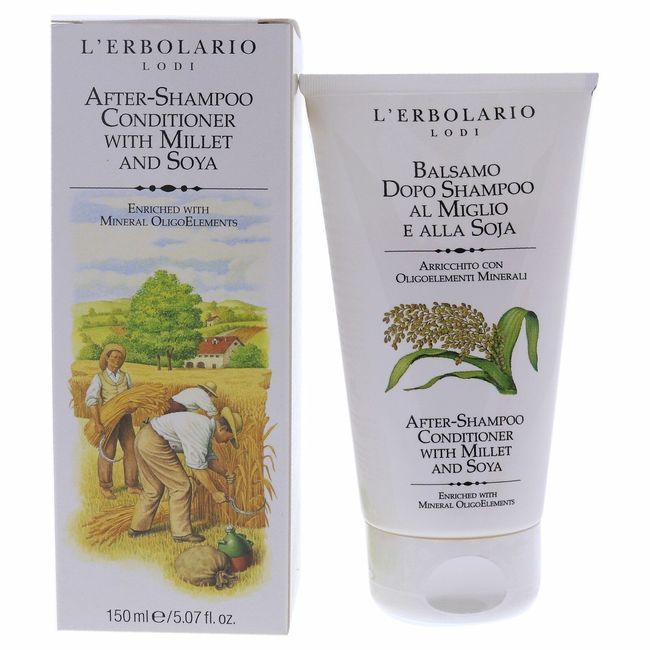 After-Shampoo Conditioner - Millet and Soya by LErbolario for Unisex - 5.07 oz