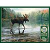 Cobble Hill 1000 Piece Puzzle - Moose Crossing - Sample Poster Included
