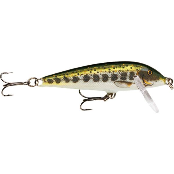 Rapala CountDown Lure with Two No. 10 Hooks, 0.9-1.8 m Swimming Depth, 5 cm Size, Muddler