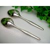 2  Mid Century Modern  WMF   PARIS  Silver plate Solid Serving Spoons   GERMANY