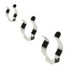 3 X Assorted Sizes Carbon Spring Steel Tool Clips (19-50mm)