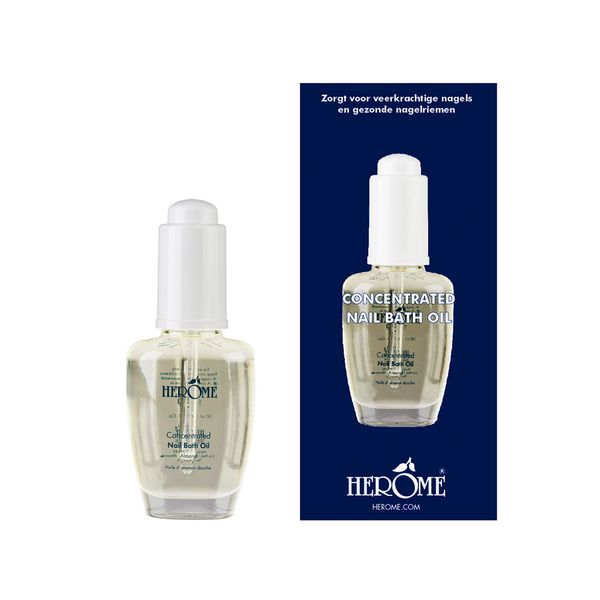 Herome Pflegenagelölbad (Concentrated Nail Bath Oil) - bekämpft taube, trockene und harte Nägel, die leicht brechen - ein guter Anfang für eine Manikürebehandlung. - 30ml.