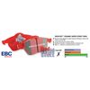 EBC Compatible with/Replacement Brakes DP3781/2C REDSTUFF /