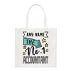 Personalised No.1 Accountant Name Regular Tote Bag