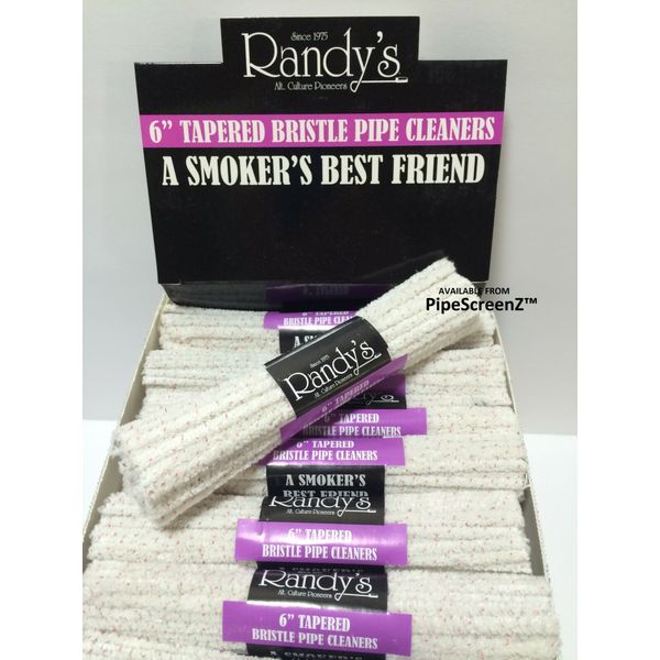 3X Bundles Randy's Black Label Bristle Pipe Cleaners 24 per bundle/ 72 total
